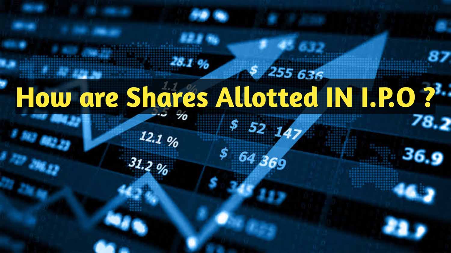 How are shares allotted in IPO?
